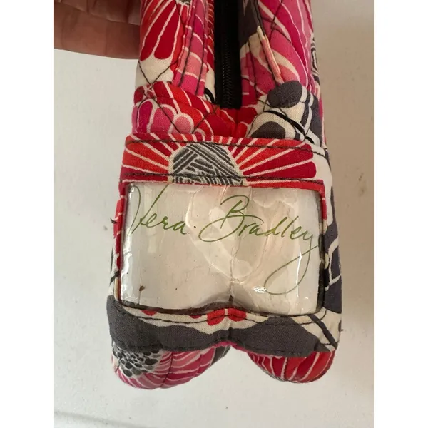 Vera Bradley Cheery Blossoms Geometric Floral Asian Inspired Cooler Lunch Bag - Image 3