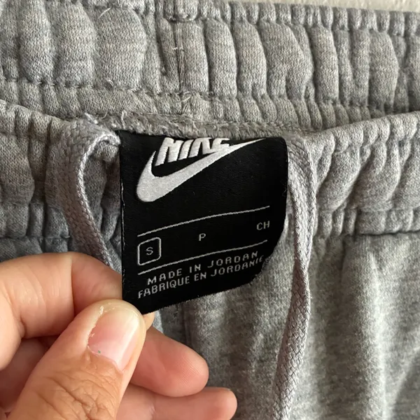 Nike Sportswear Club Fleece Joggers Sweatpants Light Grey S - Image 11