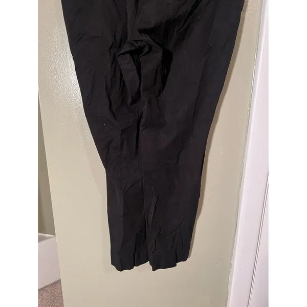 Banana Republic Women's Size 10 Sloan Pant Curvy Fit Black Mid-Rise Stretch - Image 9