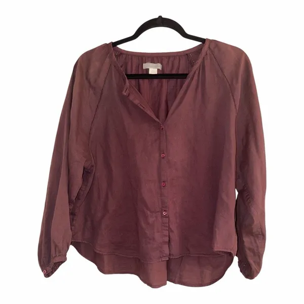 ✨OUTERKNOWN Brown Folk Sz Small Top✨ - Image 2