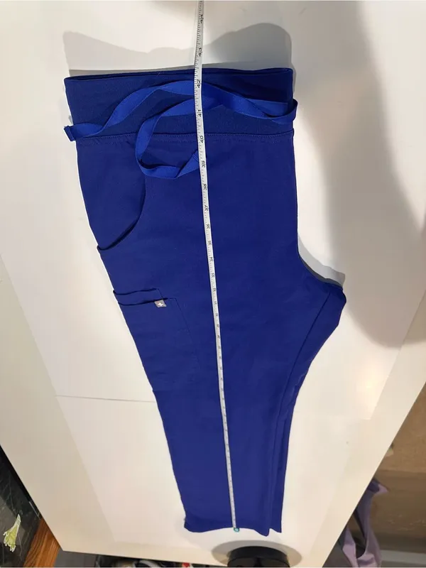 FIGS Kade Cargo Scrub Pants M Tall Royal Blue Straight Leg T21004T - Image 11