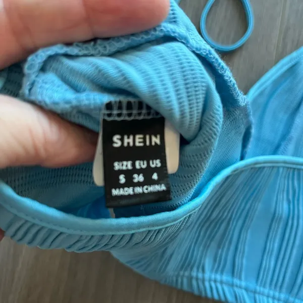 SheIn Blue Halter top - Image 4