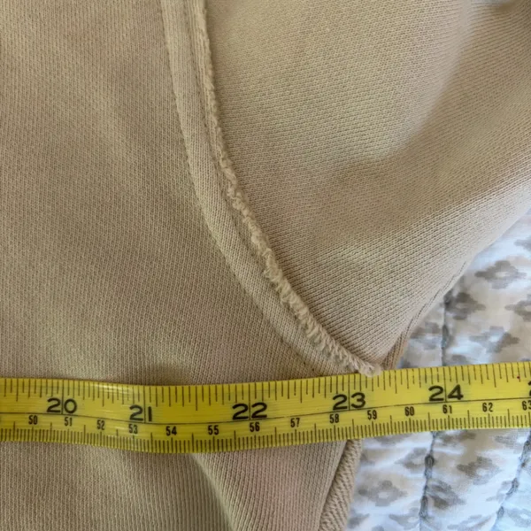 We The‎ Free Beige Backyard Hoodie with Navy Accents Size Small EUC - Image 6