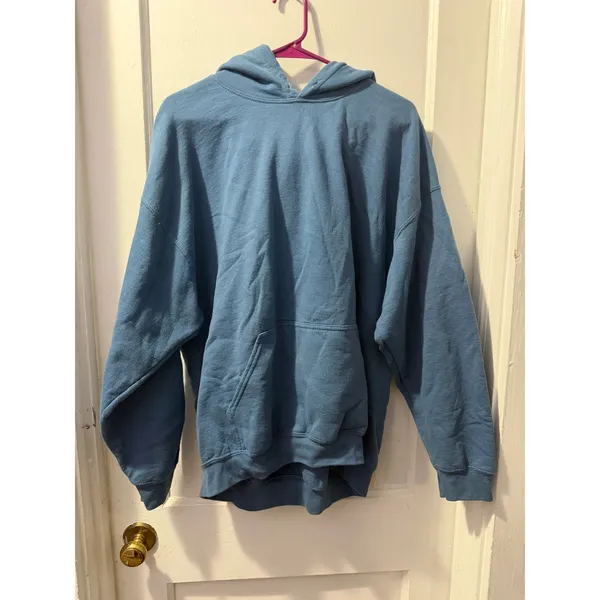 Girl Tribe Co Blue Zodiac Graphic Hoodie XL Astrological Celestial Sweatshirt - Image 2
