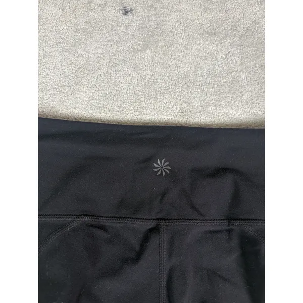 athleta black leggings s cropped capri - Image 8