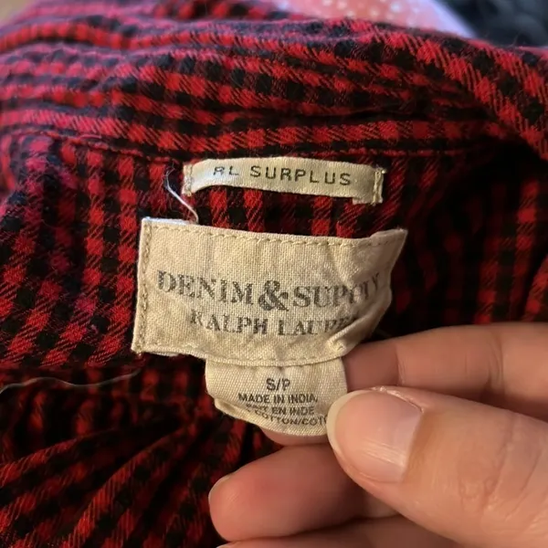 Ralph Lauren small plaid blouse‎ - Image 7