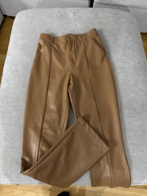Abercrombie & Fitch Faux Leather Pants - Image 3