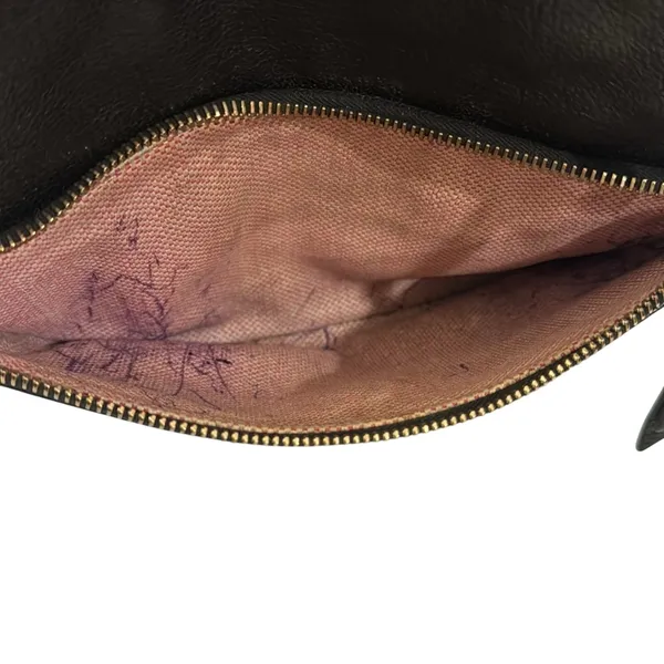 Vintage Black Dooney and Bourke 1975 Pebble Leather Crossbody - Image 9