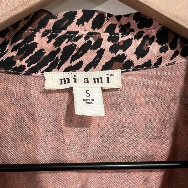 Francesca’s Collection Miami Leopard Print Shift Dress Size Small - Image 2
