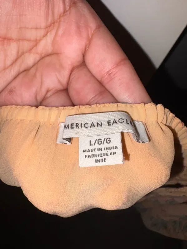 American Eagle Floral Blouse - Image 3