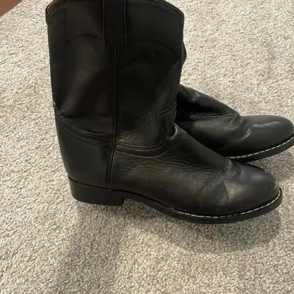 Smoky Mountain boots size 6.5 black - Image 3