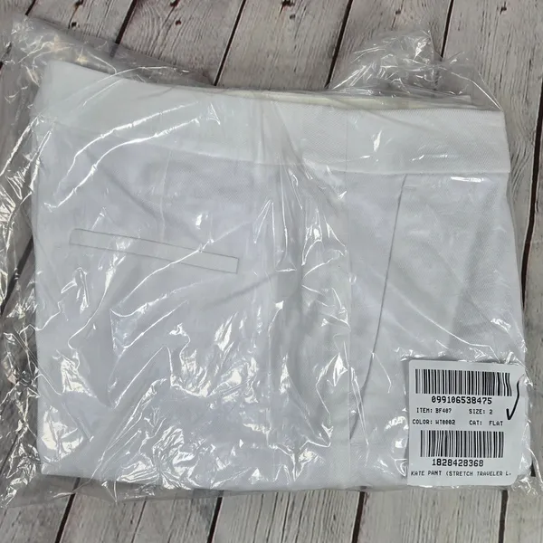 J. Crew Kate straight-leg pant in stretch linen blend White 2 BF407‎ NIB - Image 10