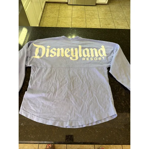 Disney Parks Disneyland Spirit Jersey Sz S Lavender Purple Long Sleeve Shirt - Image 4