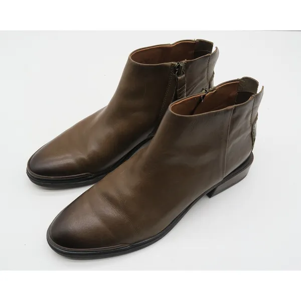 Sarto by Franco Sarto A-Nemi Olive Brown‎ Leather Ankle Boots Women 10M - Image 11