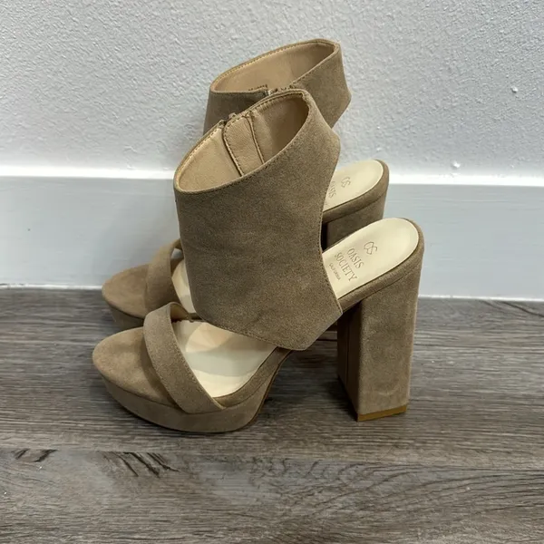 oasis society Chunky Heel Tan Size 7.5 - Image 3
