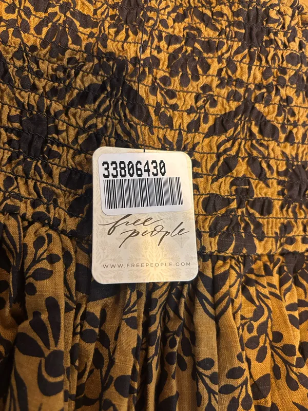 NWT Free People Dandelion Floral Halter Top Size M. - Image 5