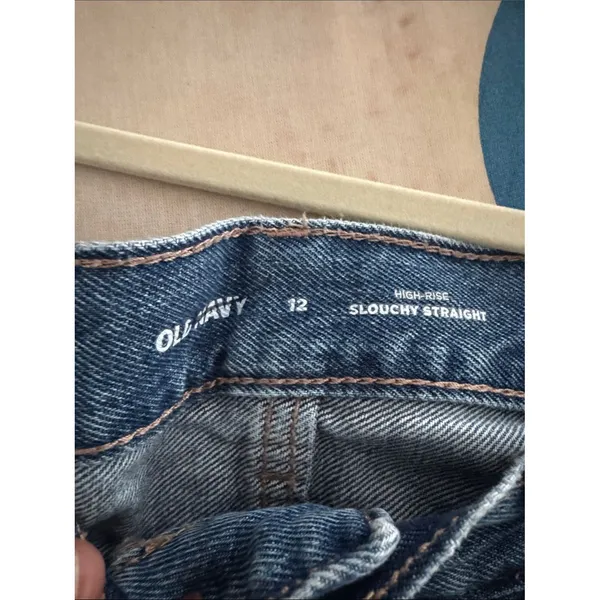 Old Navy Light Blue Distressed Denim Shorts - Image 3