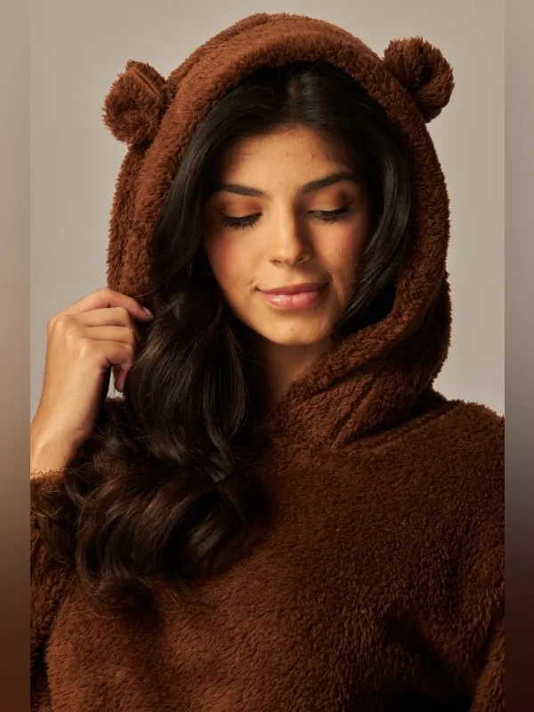 Cozy Plush Hooded Lounge Set - Image 7