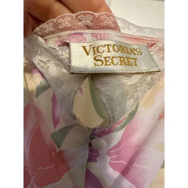 Vintage‎ Victoria's Secret Gold Label Lingerie Romper Teddy, Pink Pastel - Image 12