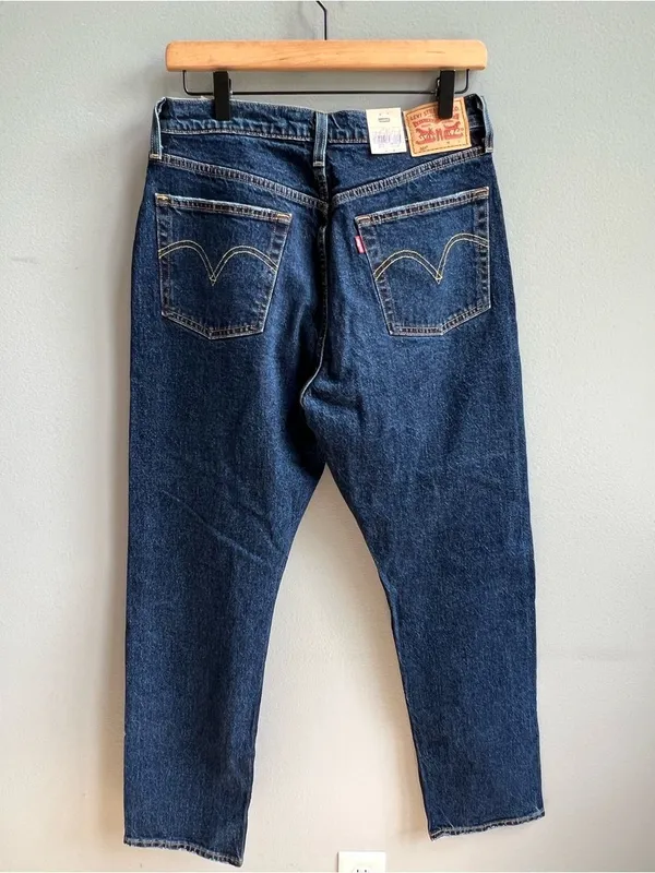 Levi's 501 Original NWT High Rise Straight Leg Jeans Dark Wash Women's Size 30 - Image 7