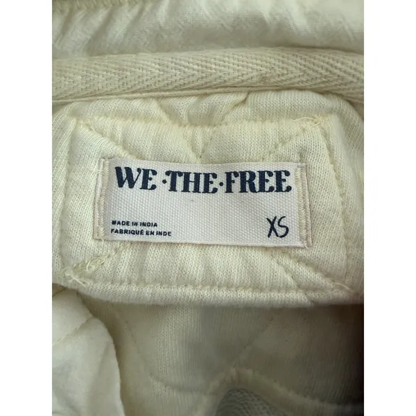 Free People We The Free Ry Zip Thru Jacket Hoodie Americana Women's Size XS - Image 10