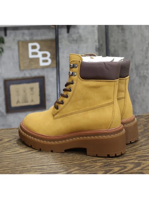 NWT Wild Fable Womens Marlowe Hiker Ankle Boots 94463110 Tan Brown 7M - Image 3