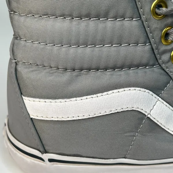 Vans Old Skool Grey Hi Top Skate Sneakers Shoes Grey Women 8 / Men 6.5 - Image 10