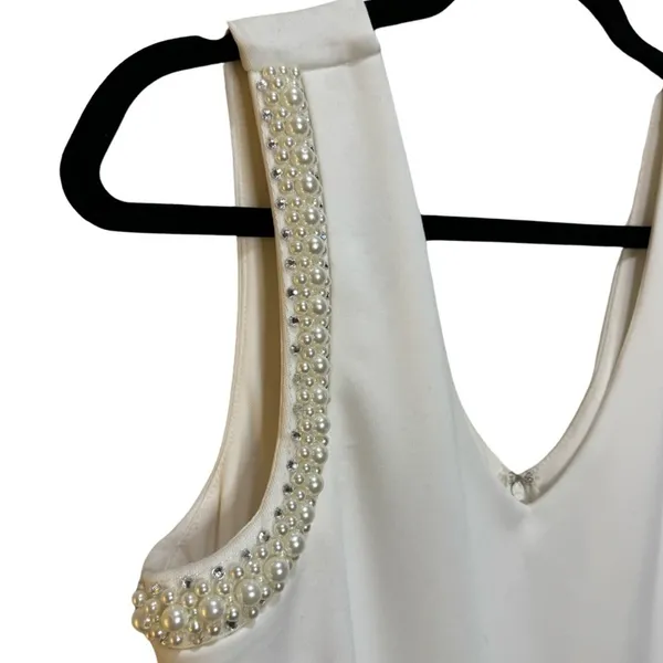 Macy's Speechless Pearl Embellished Mini Dress Size M NWT - Image 5