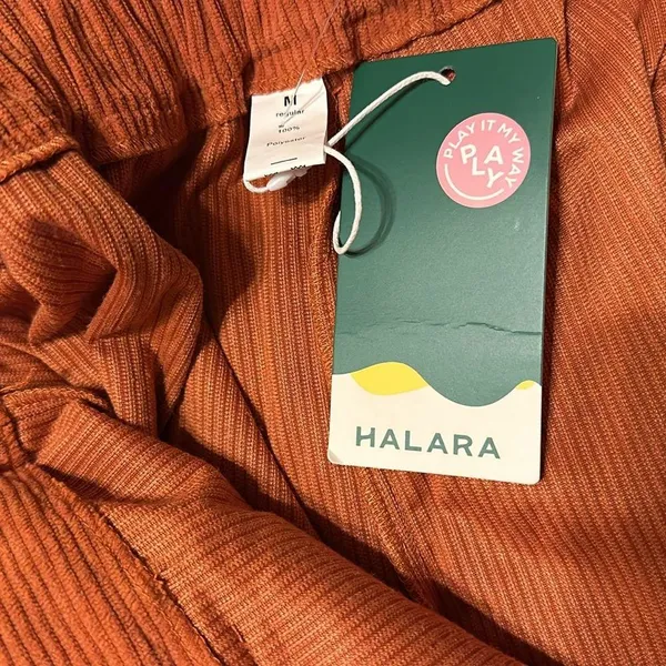 Halara Bombay Brown Mid Rise Corduroy Pants New with Tags - Image 4