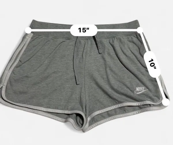 Nike Gray Athletic Shorts | Size M - Image 3