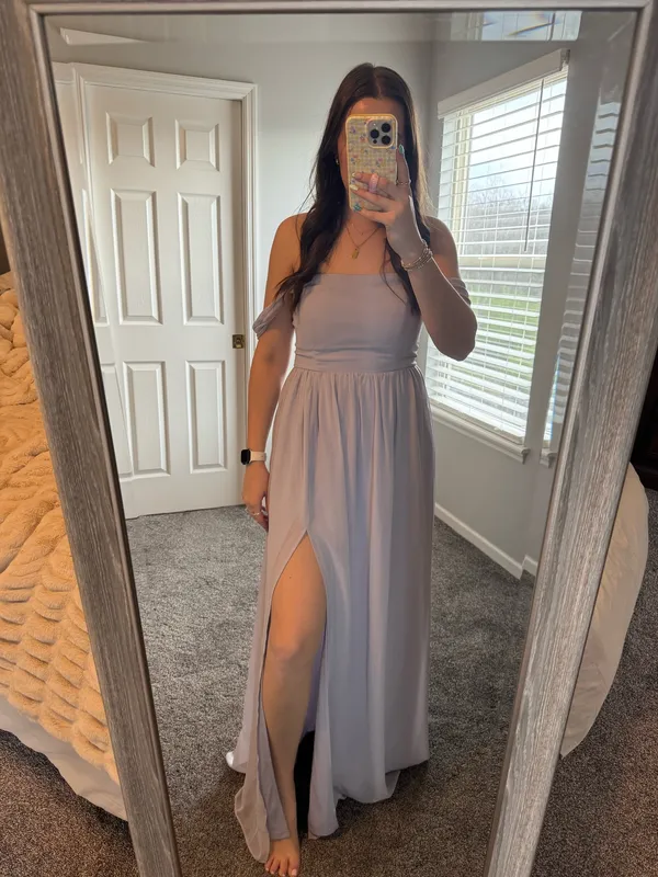 Birdy Grey August Dress Chiffon Dust Lilac - Image 2