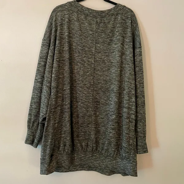 We The Free Heathered Gray Loungewear Sweater Oversized Pullover Women's size XL - Image 5