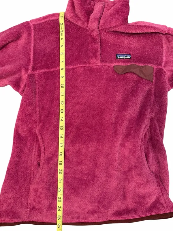 Patagonia Women's Re-Tool Snap-T Quarter Pullover‎ Fleece Berry Pink Size Large - Image 6