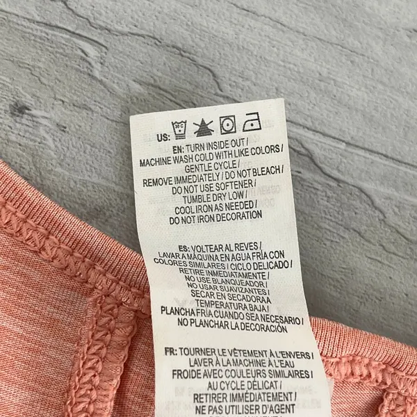 Reebok Athletic Racerback Tank Top Women Extra Small Pink Workout Athleisure XS - Image 6
