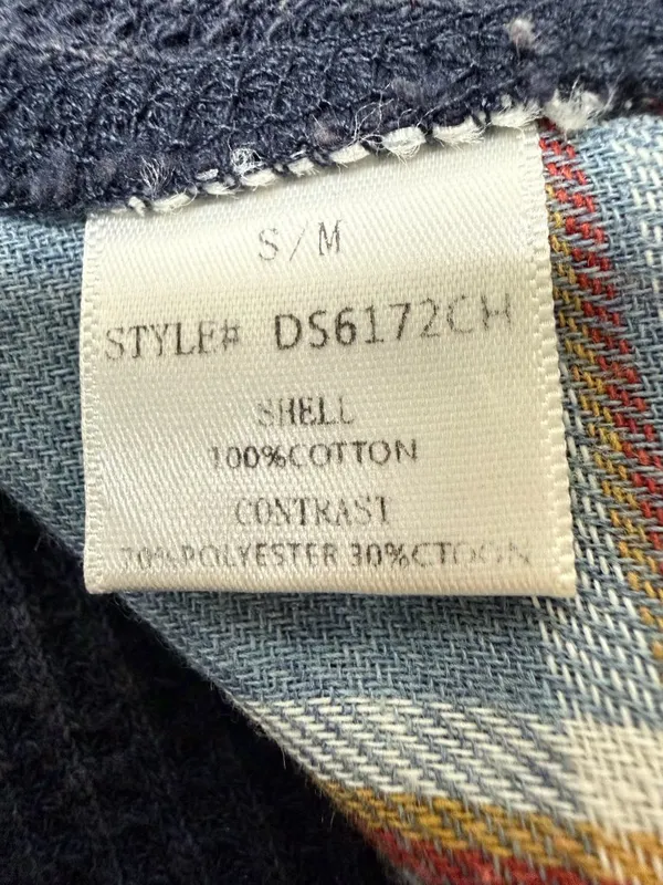 Oli & Hali Washed Plaid Waffle Knit Button-Down Shirt - Image 7