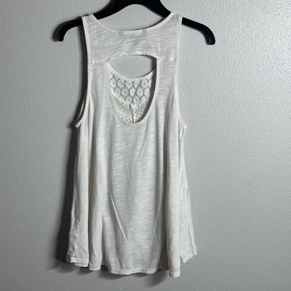 American eagle Women sleeveless white top size‎ S - Image 4