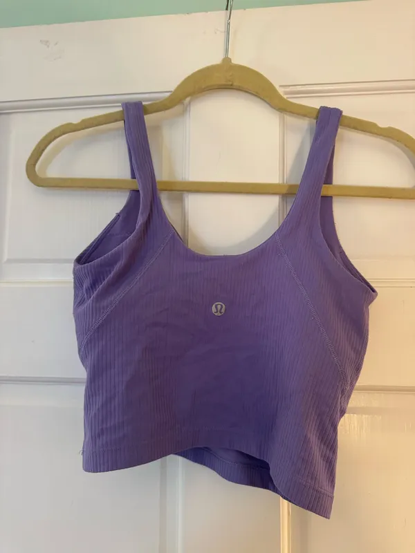 Lululemon Align Ribbed Tabk Top- Dark Lavender size 4 - Image 4