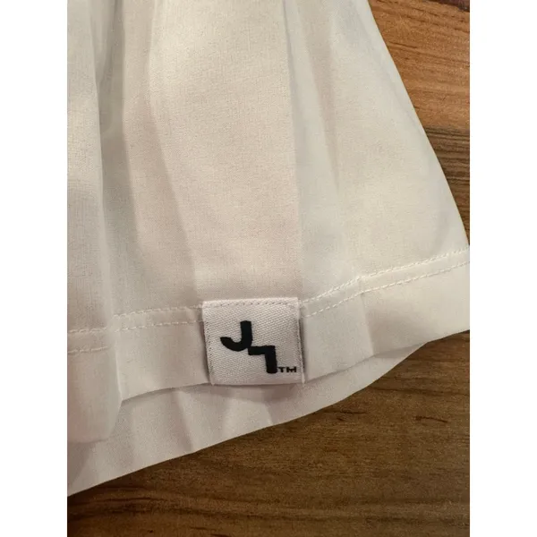 JoyLab Mini Skirt XS White Pleated Skort - Image 3