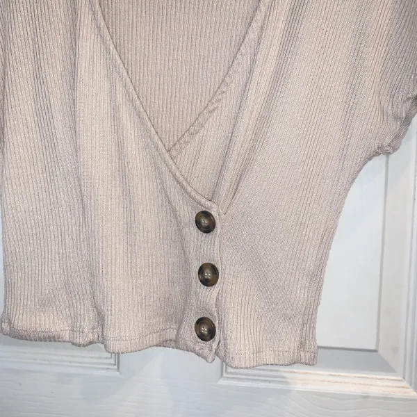 Beige Crop Top Tan Size M - Image 6