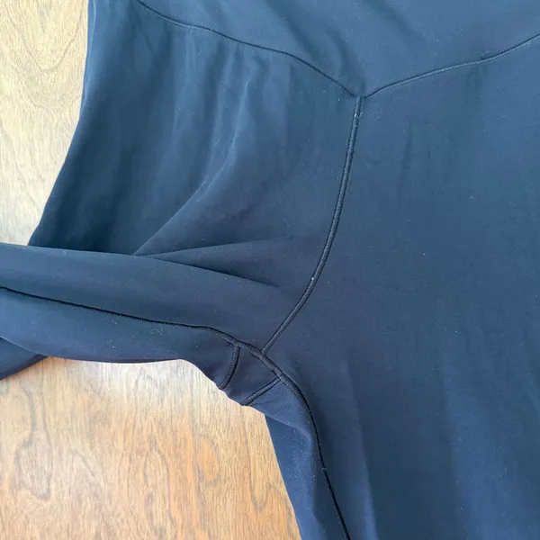 Black Extra High Rise Wide Leg Crossover Flare Active Leggings Gym Yoga Shaping - Image 7