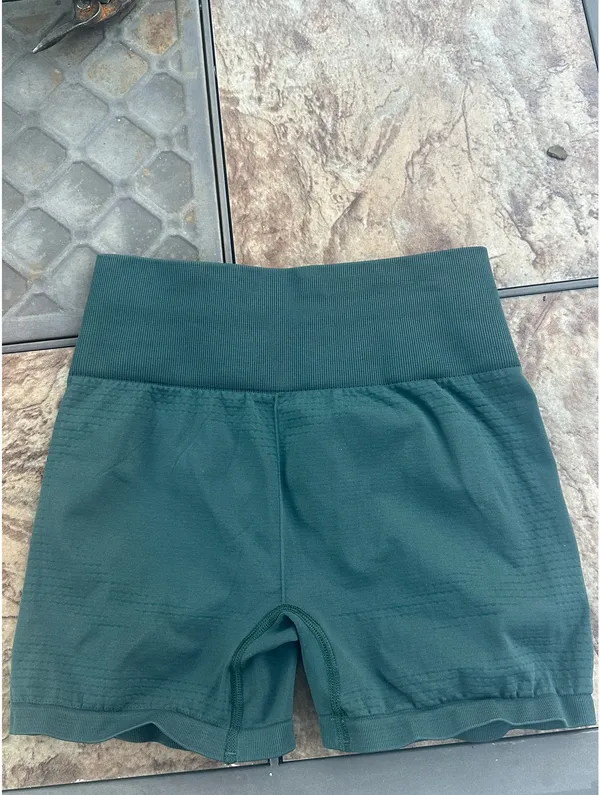 Green Gymshark Shorts Seamless - Image 2