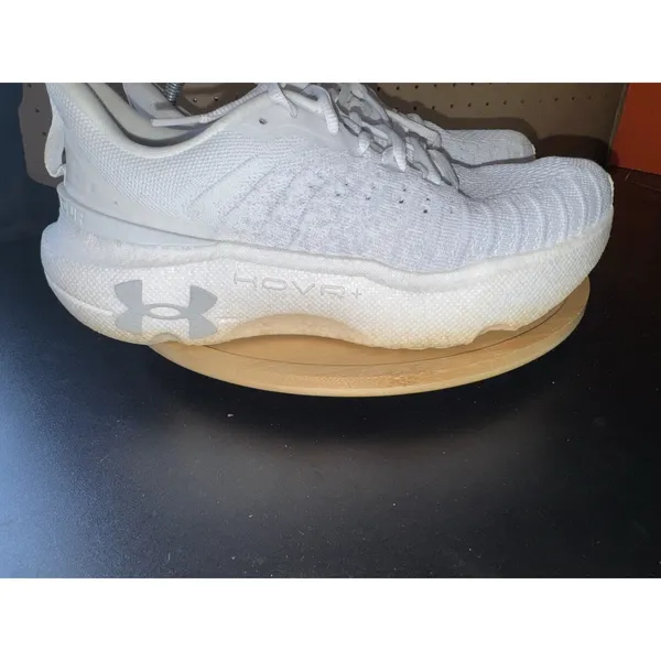 Under Armour Infinite Elite‎ Women's Size 9.5 US 3027199-100 White Gray Shoes - Image 6