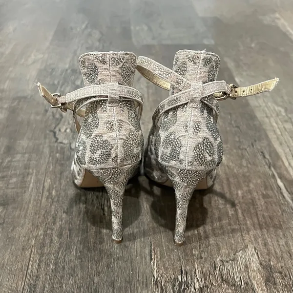 FINAL PRICE Gianni Bini Rhinestone Cheetah Heels - Image 5