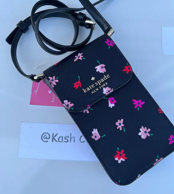 Staci Ditsybud Flap Phone Crossbody- Black Multi - Image 3