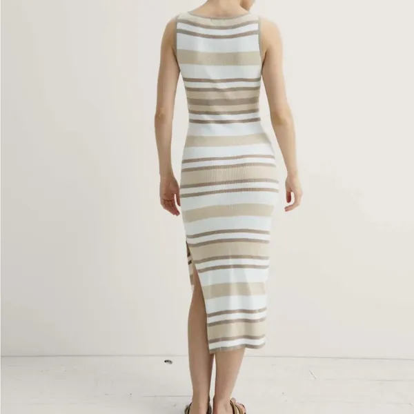 The Elma Rib Knit Dress HATCH maternity dress - Image 3