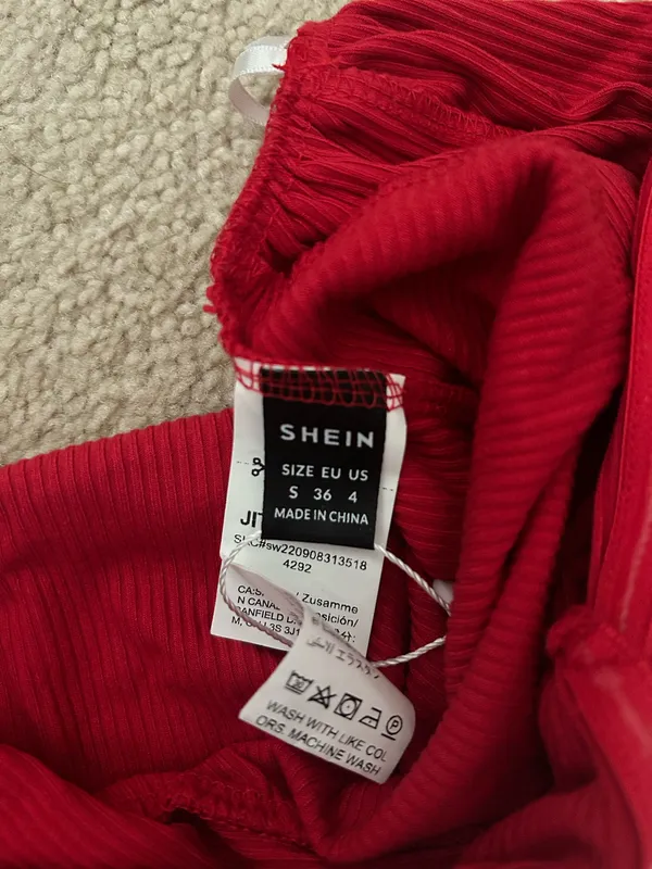 Red Tube Top Shein - Image 4