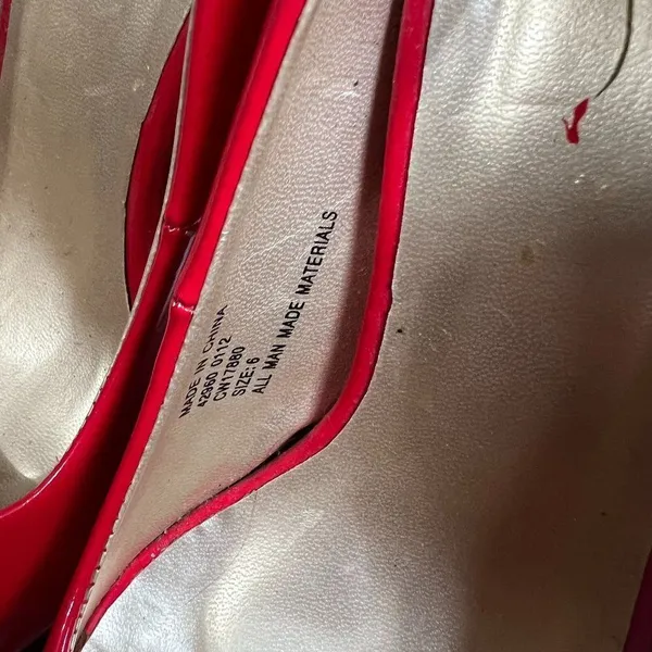 Rosalina size‎ 6 red heels Red - Image 2