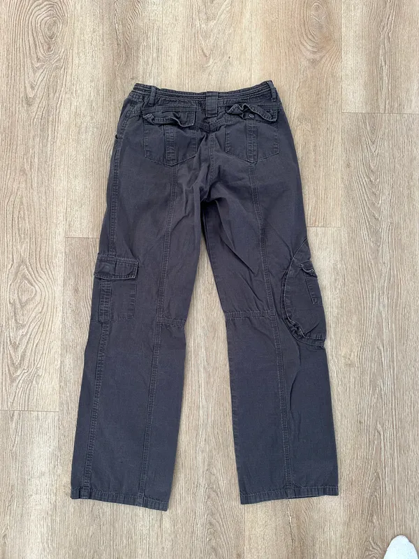 Black Cargo Pants - Image 4