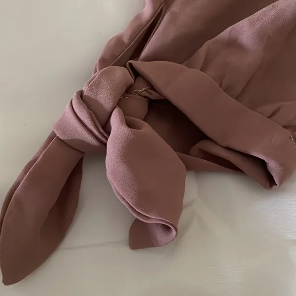 Wishlist Mauve Off The Shoulder Smock Dress Size L - Image 7