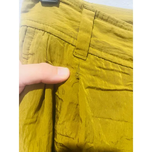 MADEWELL Women's Green Loose Fitting Drapey Wide-Leg Cargo Pants Size 4 - Image 11